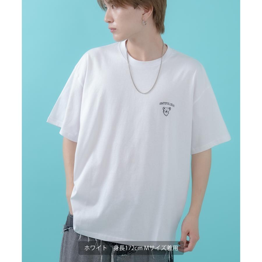 Tシャツ メンズ レディース  GRATEFUL DEAT キャラクター トップス ルーズフィット ゆったり カジュアル アメカジ ストリート スケーター 古着MIX | improves | 04