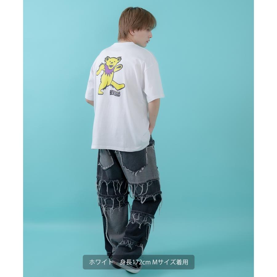 Tシャツ メンズ レディース  GRATEFUL DEAT キャラクター トップス ルーズフィット ゆったり カジュアル アメカジ ストリート スケーター 古着MIX | improves | 09