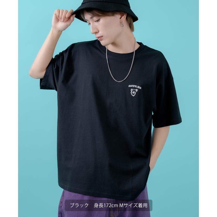 Tシャツ メンズ レディース  GRATEFUL DEAT キャラクター トップス ルーズフィット ゆったり カジュアル アメカジ ストリート スケーター 古着MIX | improves | 10