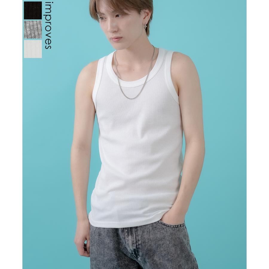 Tシャツ メンズ レディース ノースリーブ タンクトップ ロング カジュアル アメカジ ストリート スケーター 古着MIX 韓国ファッション | improves