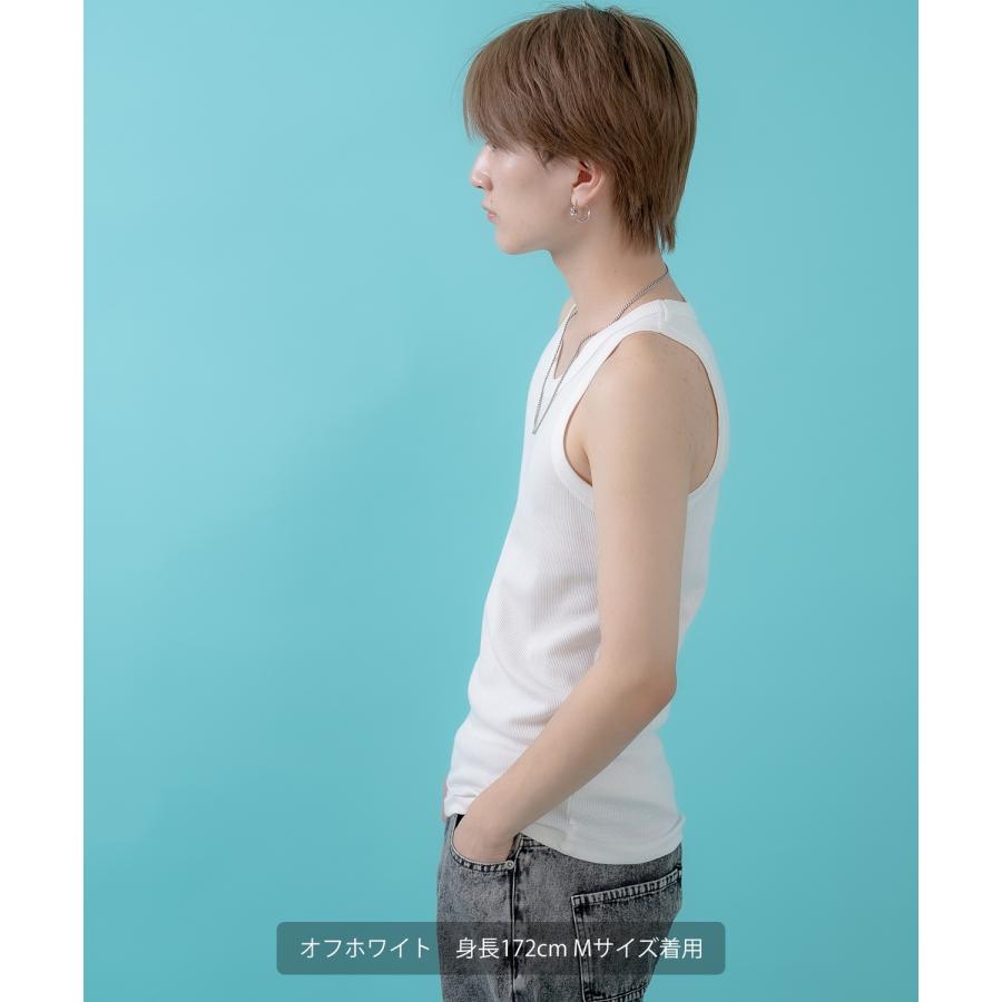 Tシャツ メンズ レディース ノースリーブ タンクトップ ロング カジュアル アメカジ ストリート スケーター 古着MIX 韓国ファッション | improves | 04