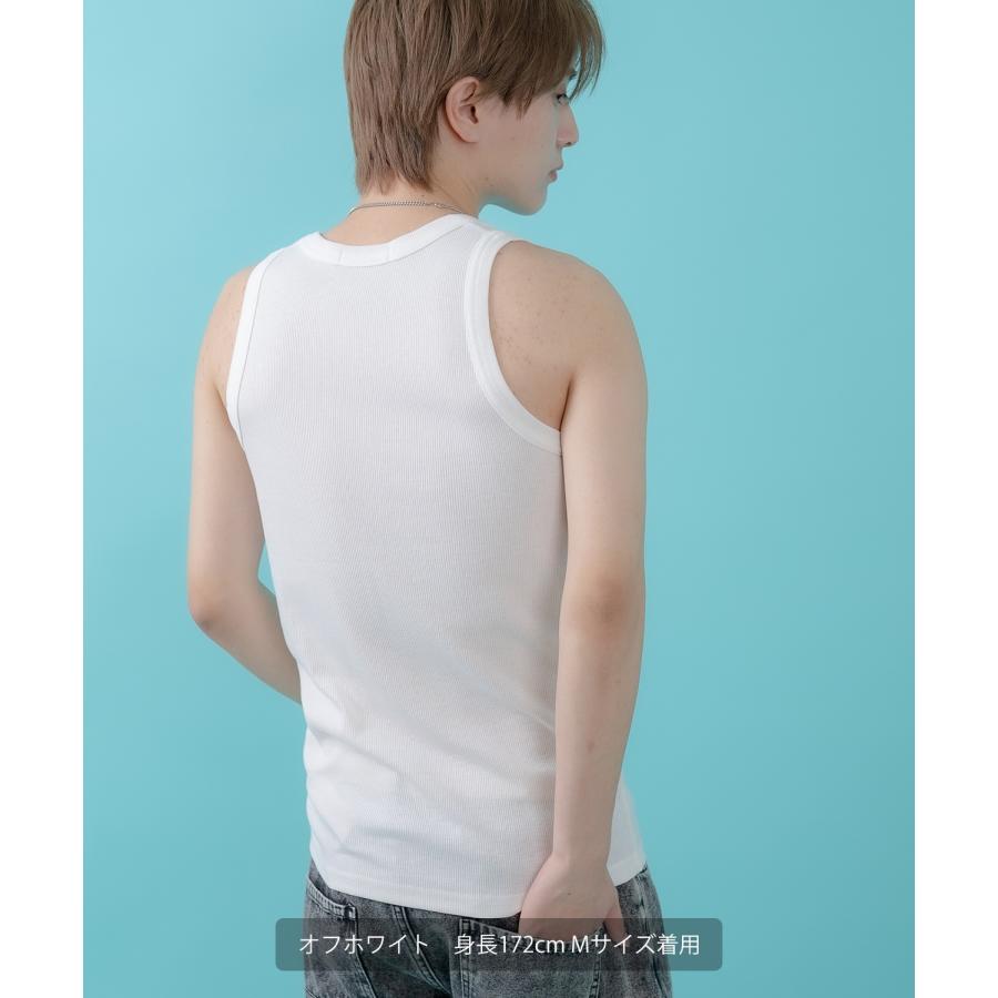 Tシャツ メンズ レディース ノースリーブ タンクトップ ロング カジュアル アメカジ ストリート スケーター 古着MIX 韓国ファッション | improves | 05