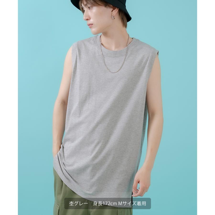 Tシャツ メンズ レディース ノースリーブ タンクトップ ロング カジュアル アメカジ ストリート スケーター 古着MIX 韓国ファッション | improves | 08