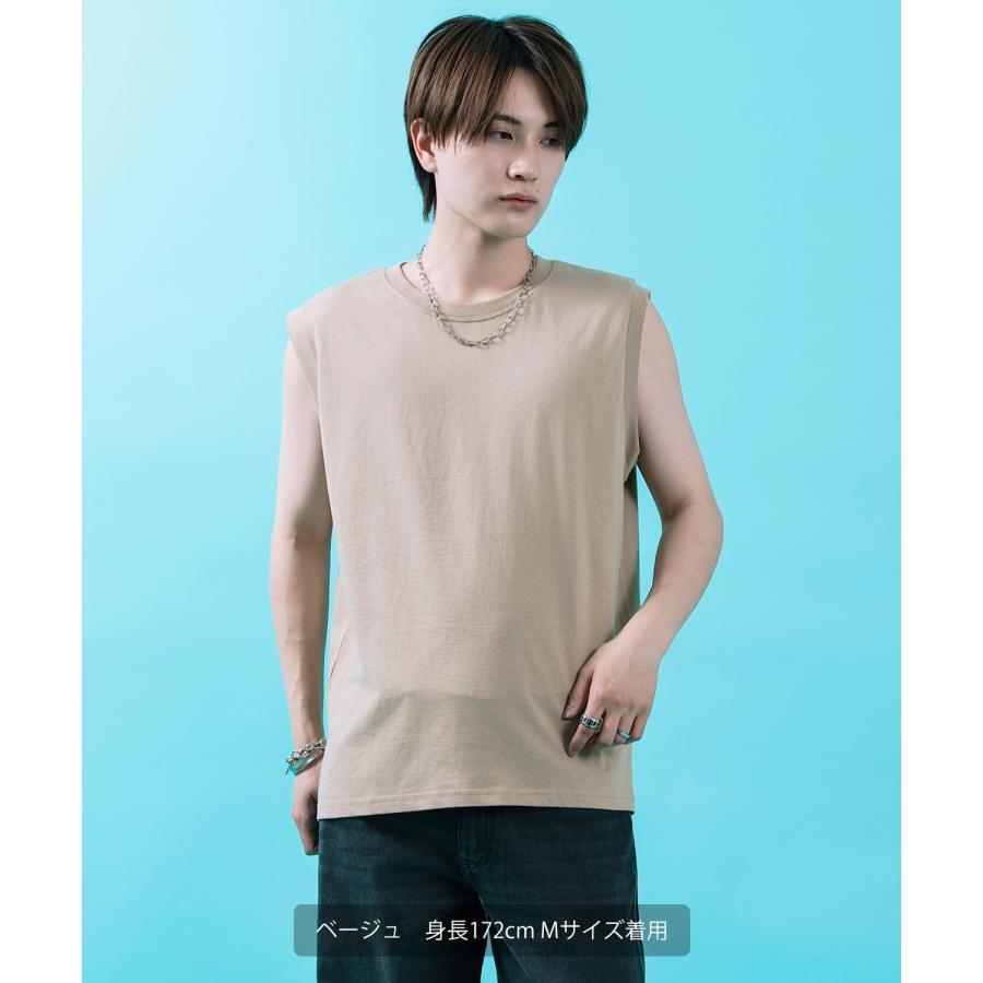 Tシャツ メンズ レディース ノースリーブ タンクトップ ロング カジュアル アメカジ ストリート スケーター 古着MIX 韓国ファッション | improves | 13