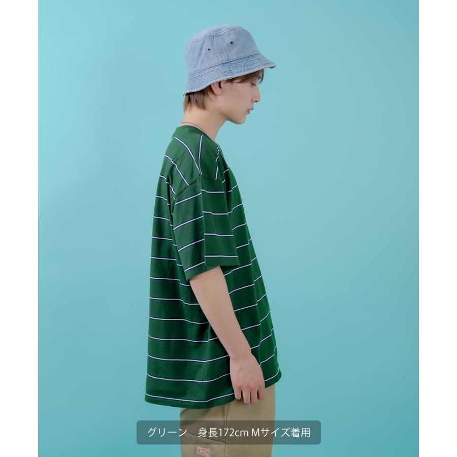 Tシャツ メンズ レディース シンプル マルチ ボーダートップス ルーズフィット カジュアル アメカジ ストリート スケーター 古着MIX 韓国ファッション | improves | 14