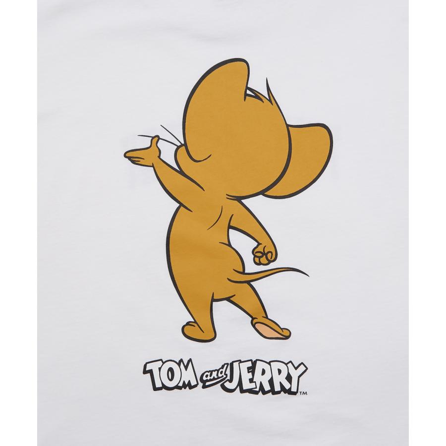 ノースリーブTシャツ メンズ TOM&JERRY トムとジェリー プリント カットソー カレッジ ロゴ 大きめ アメカジ カジュアル スケーター ストリート 古着MIX | improves | 18
