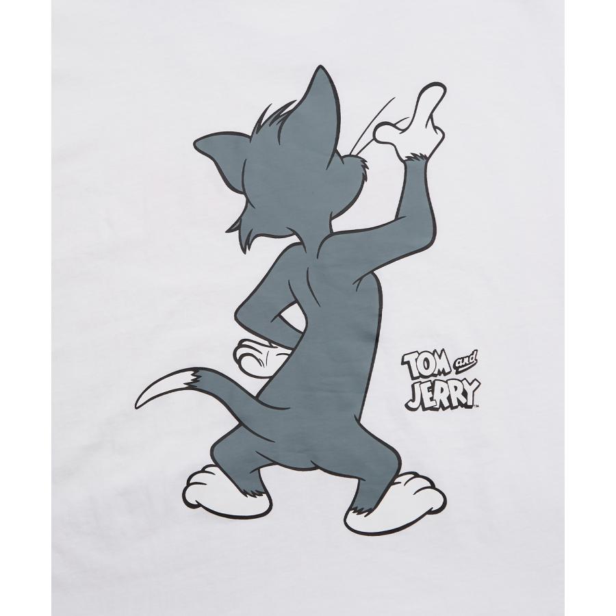 ノースリーブTシャツ メンズ TOM&JERRY トムとジェリー プリント カットソー カレッジ ロゴ 大きめ アメカジ カジュアル スケーター ストリート 古着MIX | improves | 20