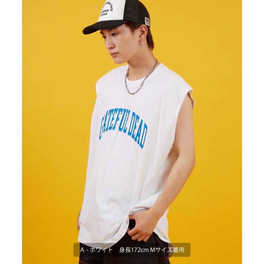 Tシャツ メンズ レディース GRATEFUL DEAT キャラクター トップス ノースリーブ ルーズフィット ゆったり カジュアル アメカジ ストリート スケーター 古着MIX | improves | 06