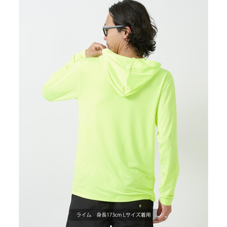 ジップパーカー ラッシュガード メンズ Tシャツ カットソー 長袖 アメカジ カジュアル サーフ ストリート 西海岸 大人カジュアル | improves | 15