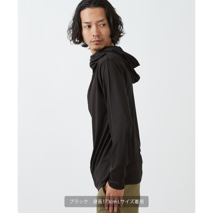 ジップパーカー ラッシュガード メンズ Tシャツ カットソー 長袖 アメカジ カジュアル サーフ ストリート 西海岸 大人カジュアル | improves | 07