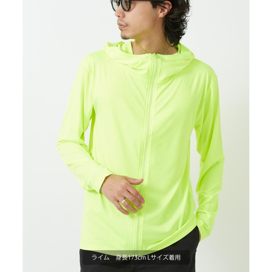 ジップパーカー ラッシュガード メンズ Tシャツ カットソー 長袖 アメカジ カジュアル サーフ ストリート 西海岸 大人カジュアル | improves | 13