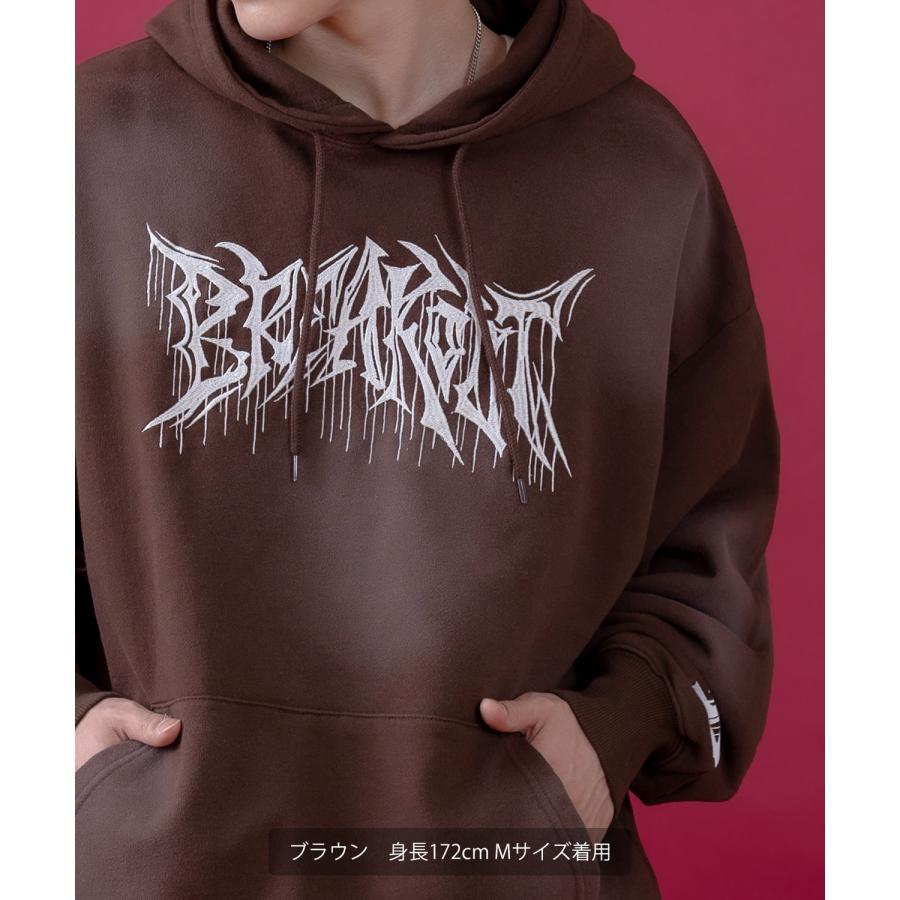 パーカー メンズ レディース スプレー加工 裏毛 プルパーカー スウェット セットアップ アメカジ カジュアル スケーター ストリート 古着MIX 韓国 | improves | 10