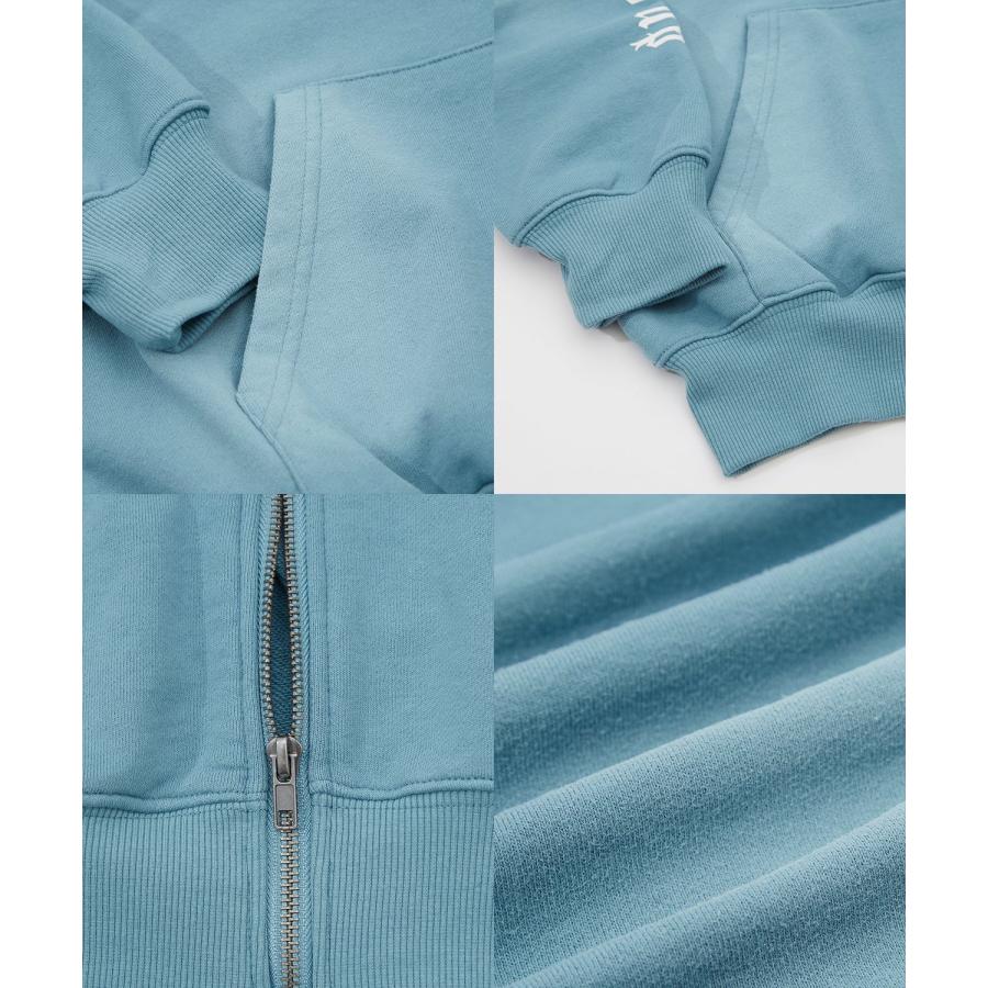 パーカー メンズ レディース フリンジ加工 裏毛  ジップパーカー スウェット アメカジ カジュアル スケーター ストリート 古着MIX 韓国ファッション | improves | 22