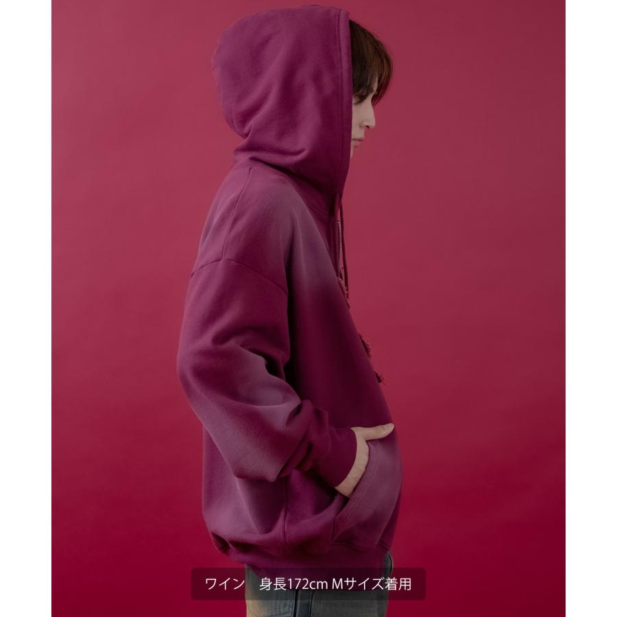 パーカー メンズ レディース フリンジ加工 裏毛  ジップパーカー バタフライ スウェット アメカジ カジュアル スケーター ストリート 古着MIX 韓国ファッション | improves | 11