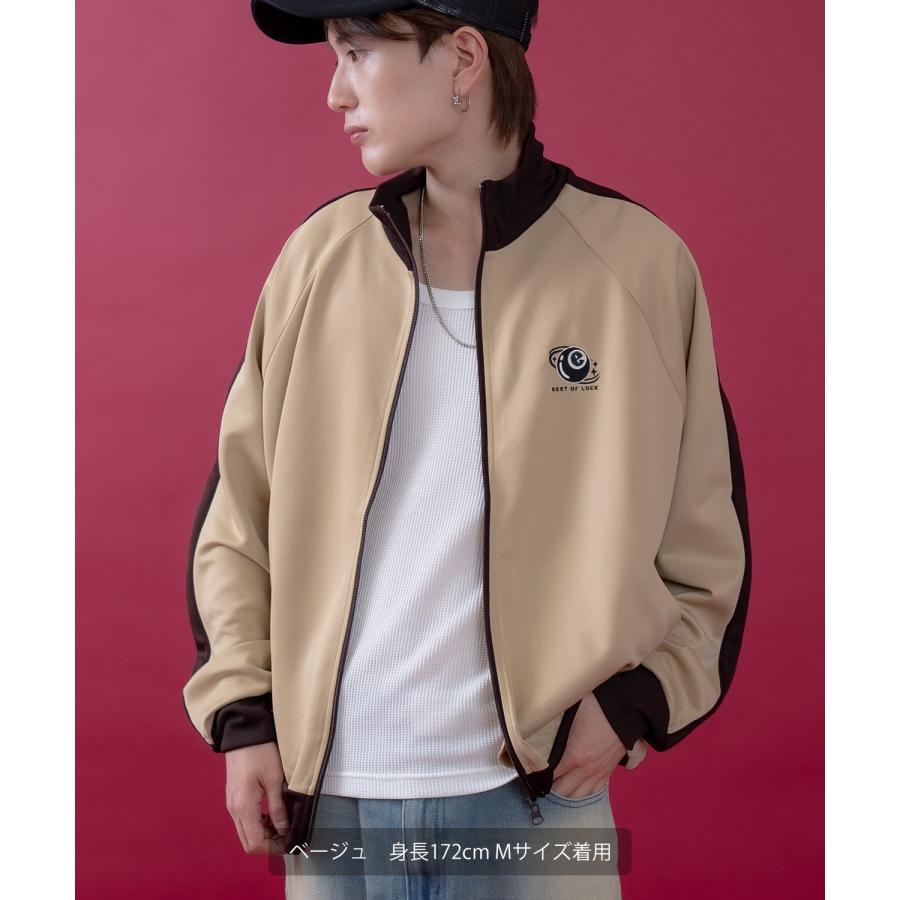 トラックジャケット メンズ レディース フルジップ ライン ジャージ カジュアル アメカジ ストリート スケーター ストリート古着MIX 韓国ファッション | improves | 15