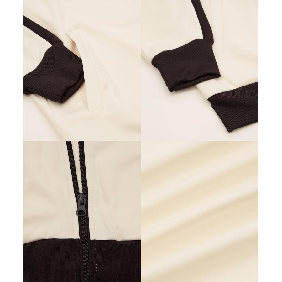 トラックジャケット メンズ レディース フルジップ ライン ジャージ カジュアル アメカジ ストリート スケーター ストリート古着MIX 韓国ファッション | improves | 22