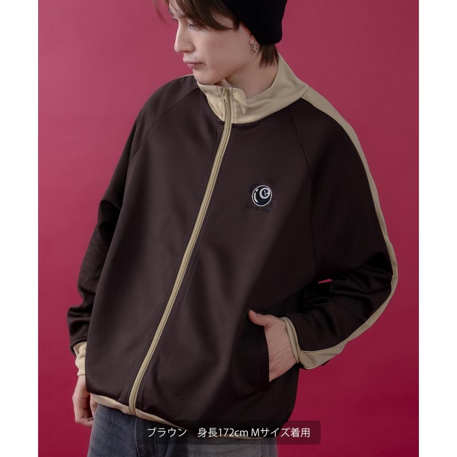 トラックジャケット メンズ レディース フルジップ ライン ジャージ カジュアル アメカジ ストリート スケーター ストリート古着MIX 韓国ファッション | improves | 09