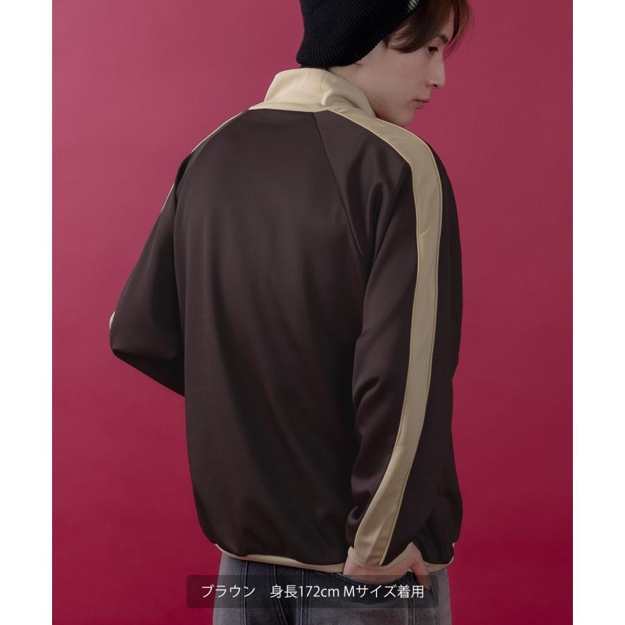 トラックジャケット メンズ レディース フルジップ ライン ジャージ カジュアル アメカジ ストリート スケーター ストリート古着MIX 韓国ファッション | improves | 12