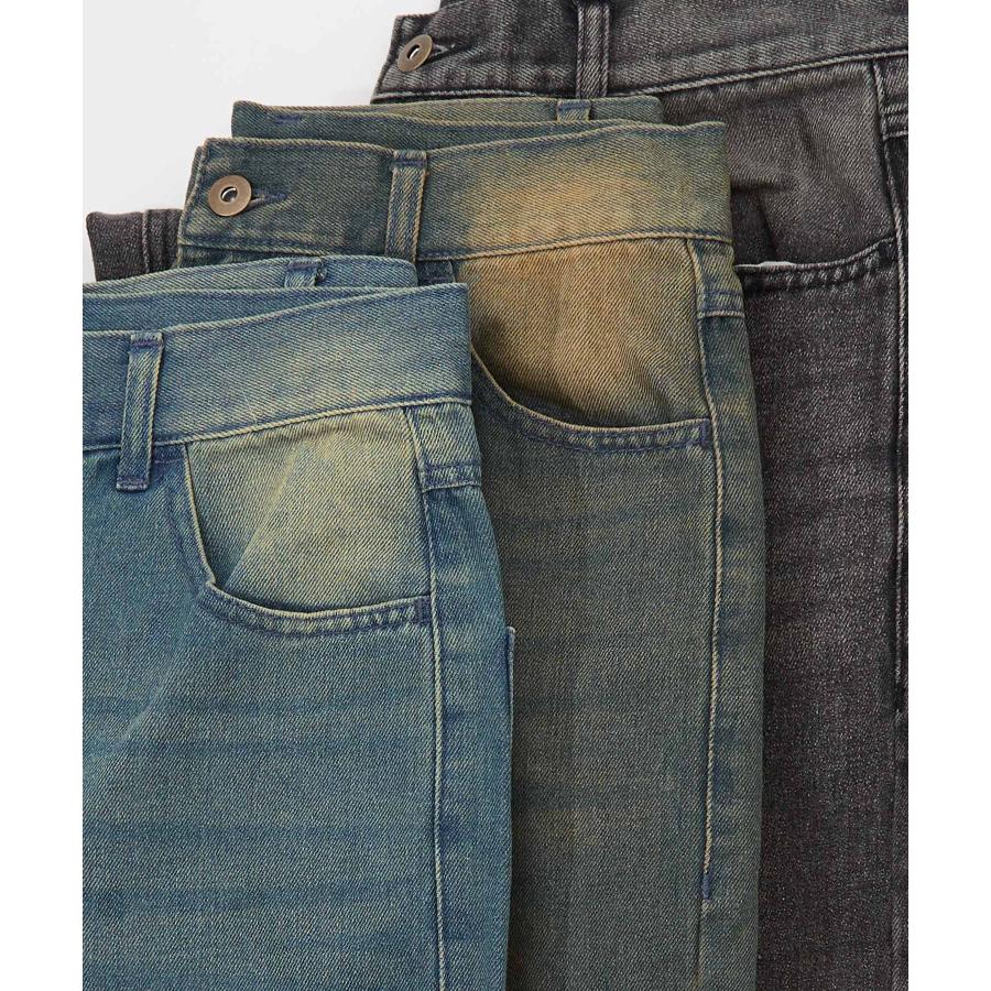 デニムパンツ メンズ レディース  バギーパンツ ビンテージ風 ジーンズ ワイドパンツ アメカジ カジュアル ストリート スケーター 韓国ファッション 古着 | improves | 16