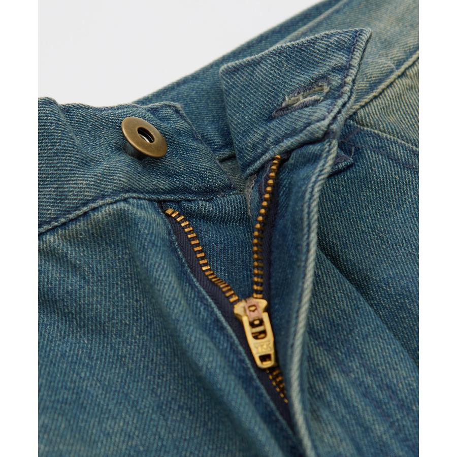 デニムパンツ メンズ レディース  バギーパンツ ビンテージ風 ジーンズ ワイドパンツ アメカジ カジュアル ストリート スケーター 韓国ファッション 古着 | improves | 19