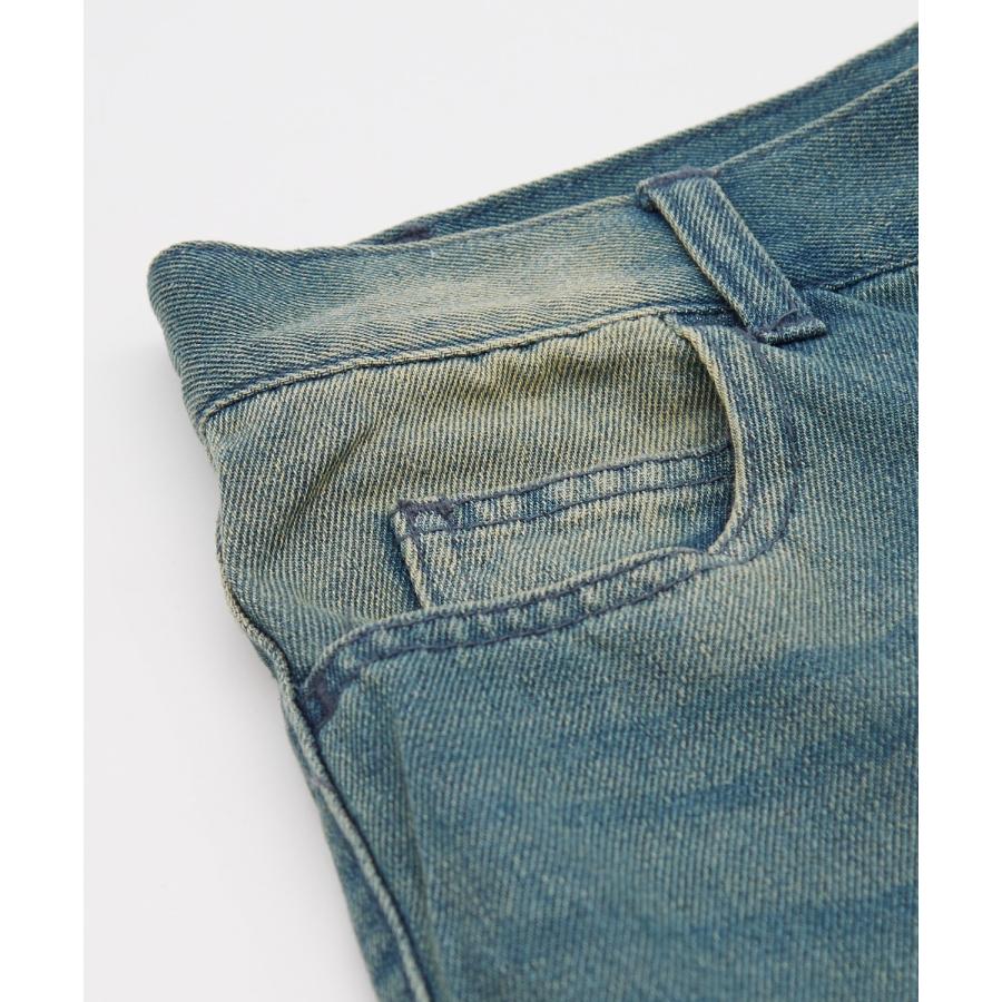 デニムパンツ メンズ レディース  バギーパンツ ビンテージ風 ジーンズ ワイドパンツ アメカジ カジュアル ストリート スケーター 韓国ファッション 古着 | improves | 20