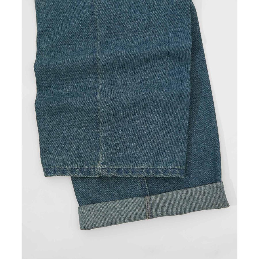 デニムパンツ メンズ レディース  バギーパンツ ビンテージ風 ジーンズ ワイドパンツ アメカジ カジュアル ストリート スケーター 韓国ファッション 古着 | improves | 21