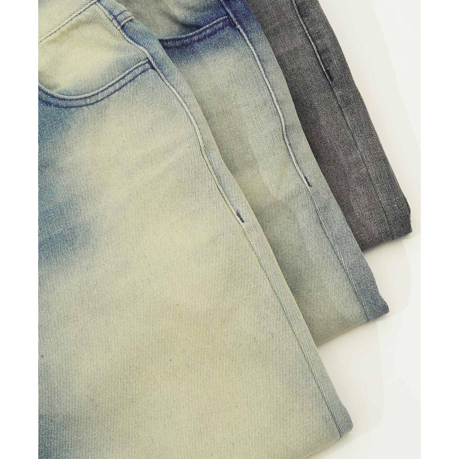 デニムパンツ メンズ レディース  バギーパンツ ビンテージ風 ジーンズ ワイドパンツ アメカジ カジュアル ストリート スケーター 韓国ファッション 古着 | improves | 16