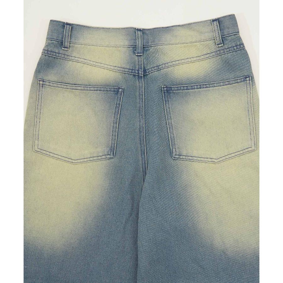 デニムパンツ メンズ レディース  バギーパンツ ビンテージ風 ジーンズ ワイドパンツ アメカジ カジュアル ストリート スケーター 韓国ファッション 古着 | improves | 18