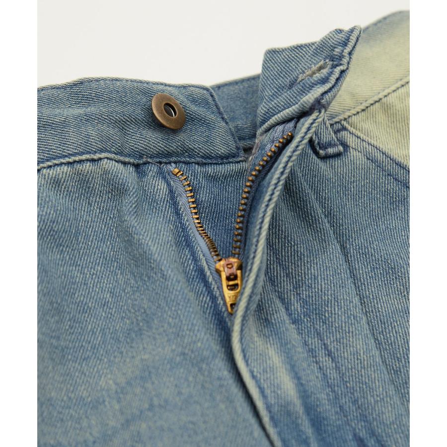 デニムパンツ メンズ レディース  バギーパンツ ビンテージ風 ジーンズ ワイドパンツ アメカジ カジュアル ストリート スケーター 韓国ファッション 古着 | improves | 19