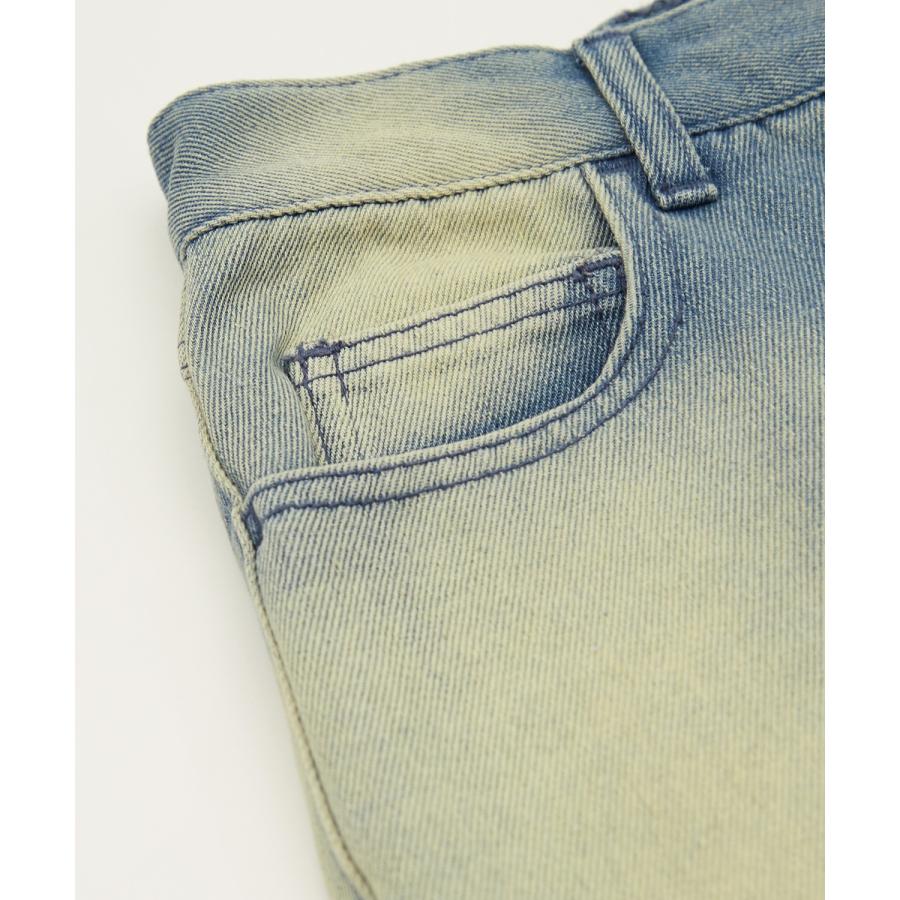 デニムパンツ メンズ レディース  バギーパンツ ビンテージ風 ジーンズ ワイドパンツ アメカジ カジュアル ストリート スケーター 韓国ファッション 古着 | improves | 20