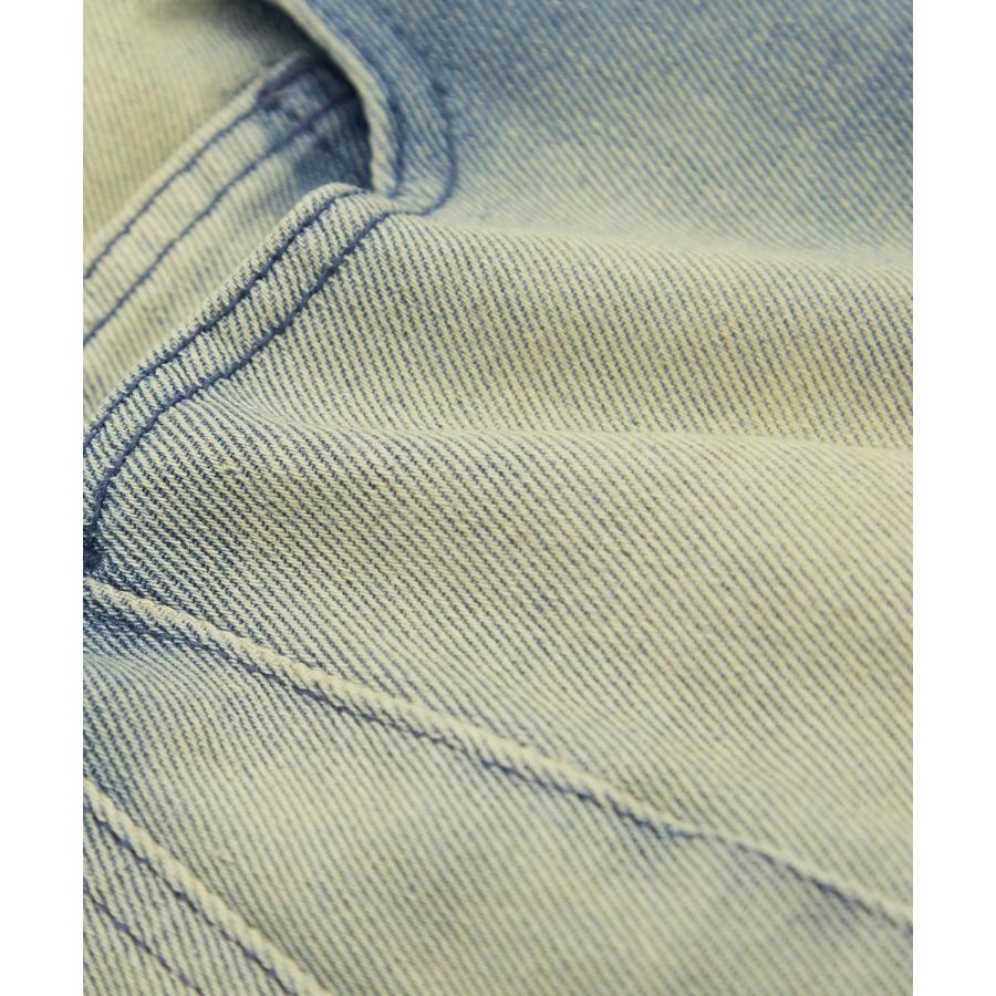 デニムパンツ メンズ レディース  バギーパンツ ビンテージ風 ジーンズ ワイドパンツ アメカジ カジュアル ストリート スケーター 韓国ファッション 古着 | improves | 22