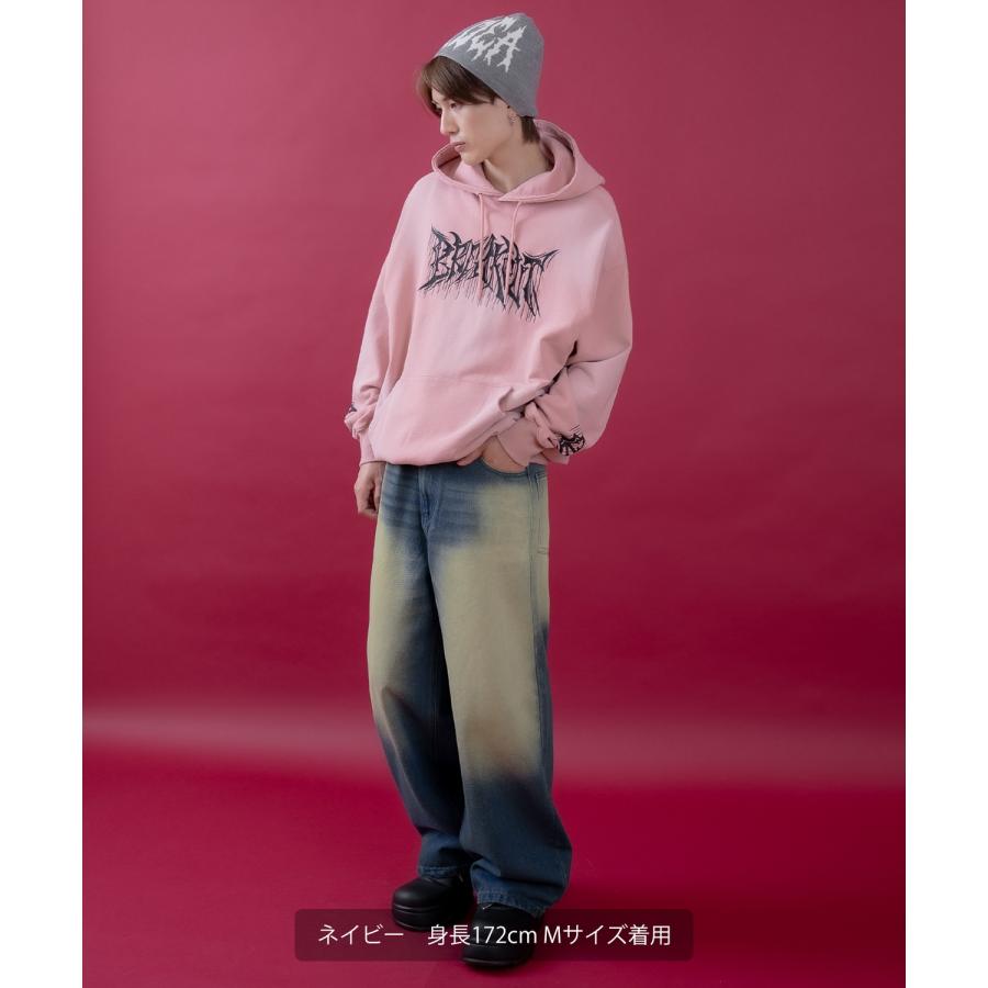 デニムパンツ メンズ レディース  バギーパンツ ビンテージ風 ジーンズ ワイドパンツ アメカジ カジュアル ストリート スケーター 韓国ファッション 古着 | improves | 07