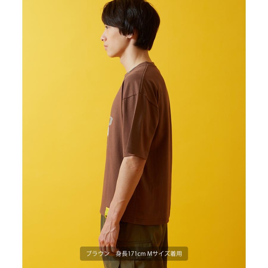 Tシャツ 半袖 カットソー メンズ レディース ddp ディーディーピー フロントプリント ラメプリント ボックスシルエット スケーター ストリート メンズライク | improves | 15