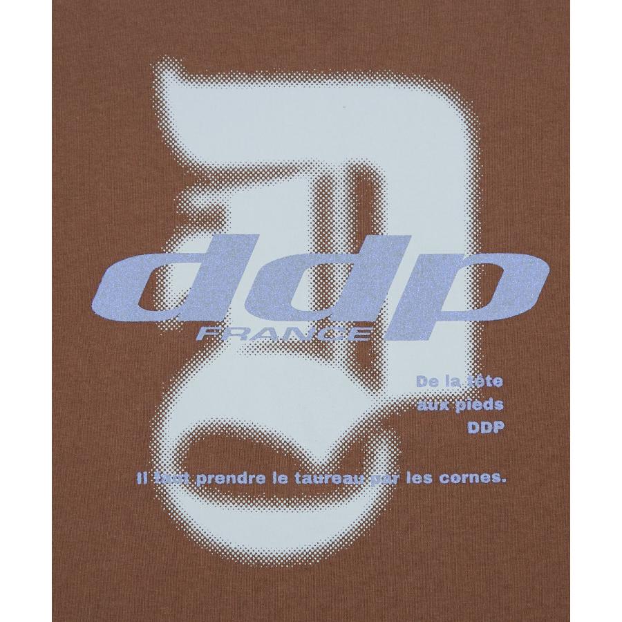 Tシャツ 半袖 カットソー メンズ レディース ddp ディーディーピー フロントプリント ラメプリント ボックスシルエット スケーター ストリート メンズライク | improves | 21