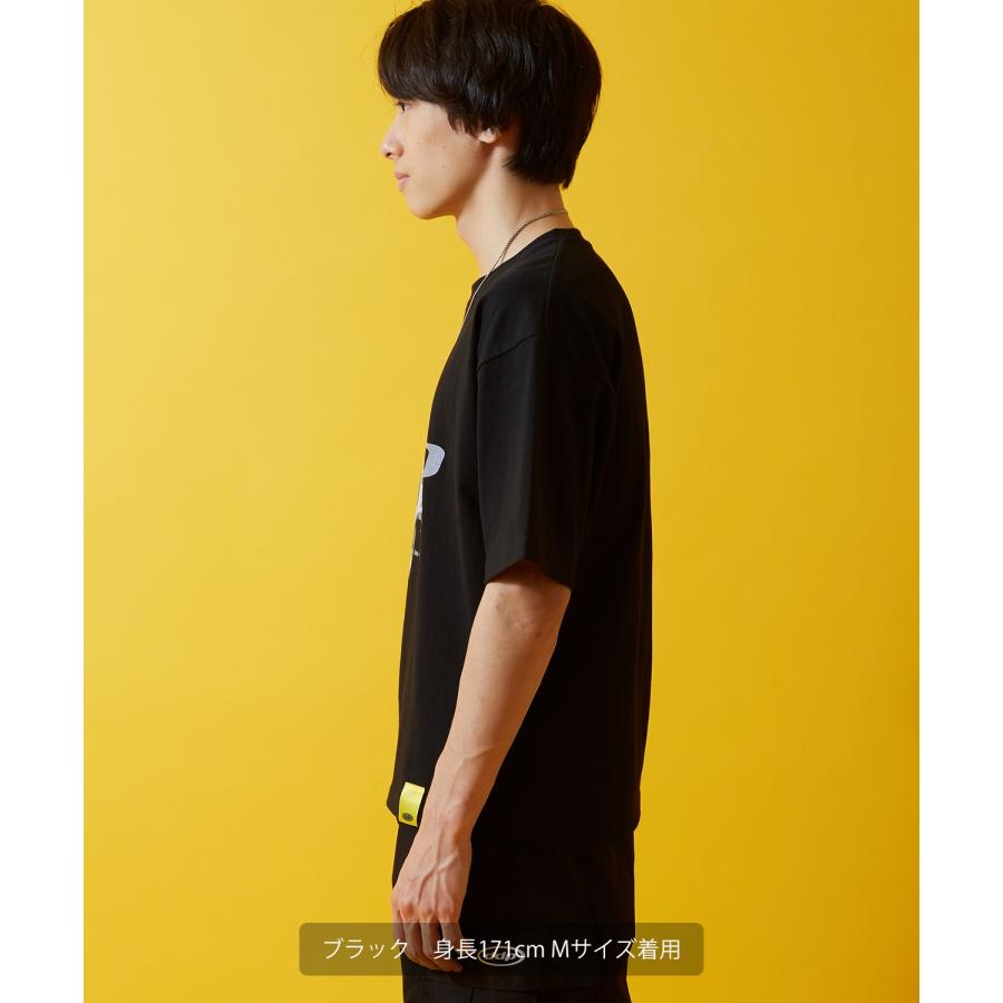 Tシャツ 半袖 カットソー メンズ レディース ddp ディーディーピー フロントプリント ラメプリント ボックスシルエット スケーター ストリート メンズライク | improves | 12