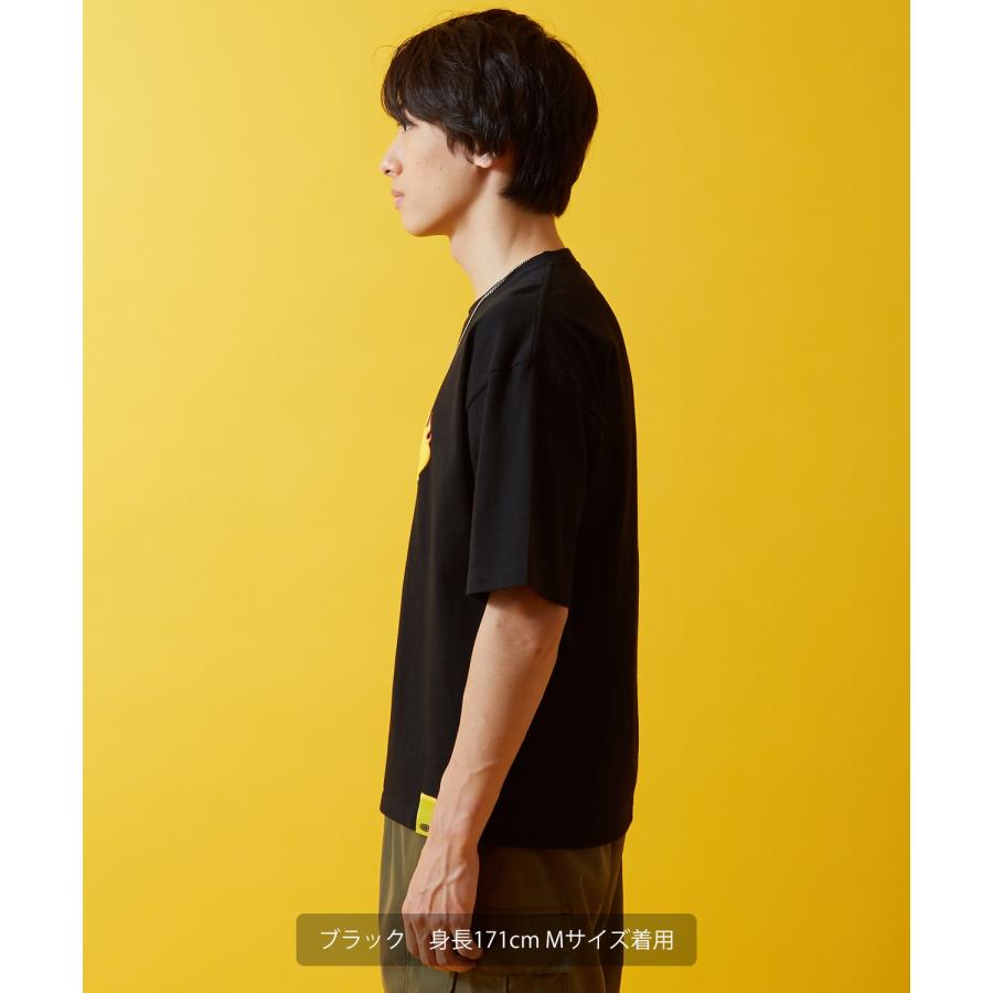 Tシャツ 半袖 カットソー メンズ レディース ddp ディーディーピー フロントプリント オーバルロゴ ボックスシルエット スケーター ストリート メンズライク | improves | 15