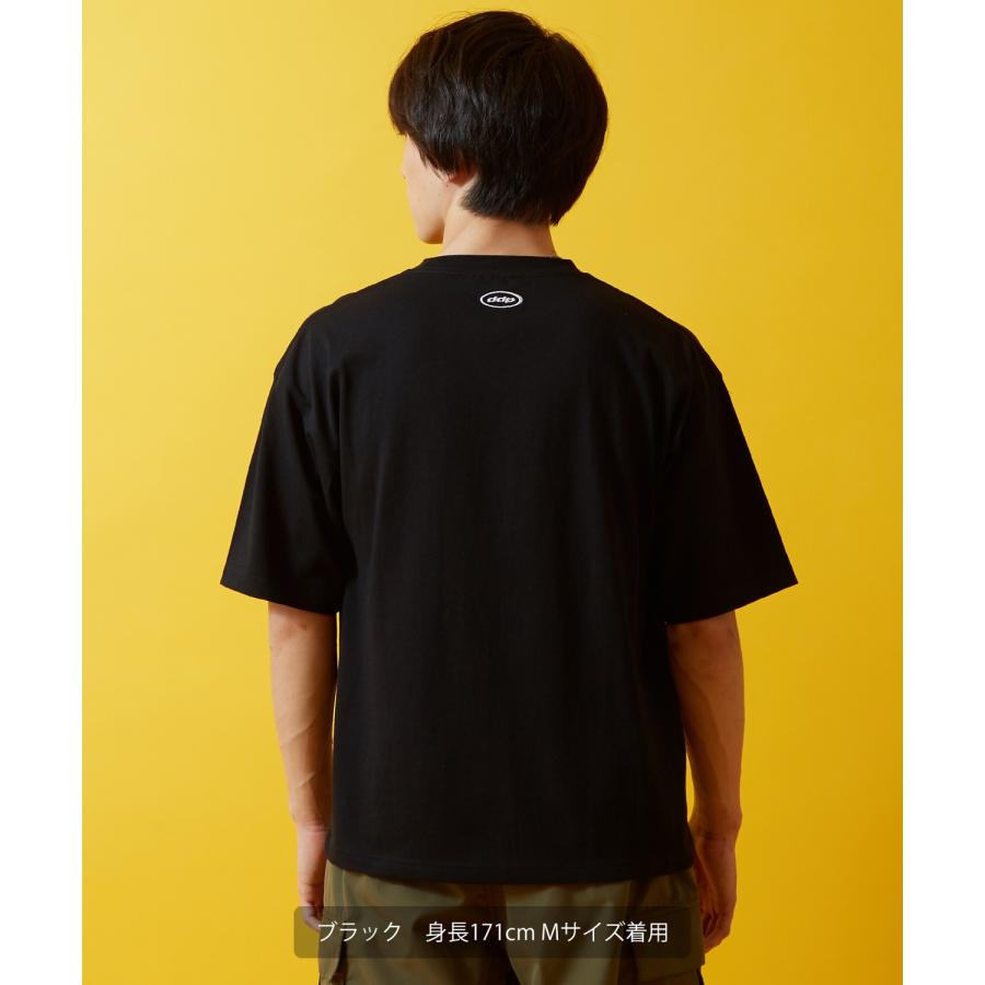 Tシャツ 半袖 カットソー メンズ レディース ddp ディーディーピー フロントプリント オーバルロゴ ボックスシルエット スケーター ストリート メンズライク | improves | 16