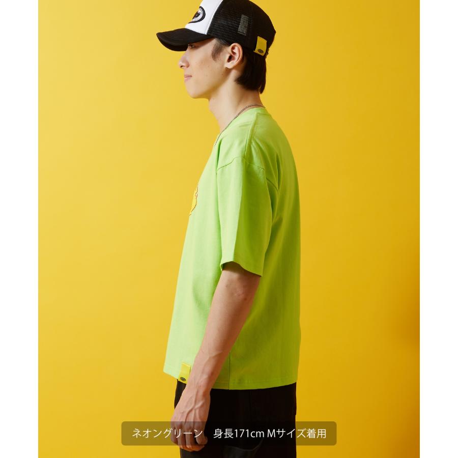 Tシャツ 半袖 カットソー メンズ レディース ddp ディーディーピー フロントプリント オーバルロゴ ボックスシルエット スケーター ストリート メンズライク | improves | 18