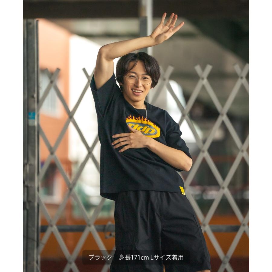 Tシャツ 半袖 カットソー メンズ レディース ddp ディーディーピー フロントプリント オーバルロゴ ボックスシルエット スケーター ストリート メンズライク | improves | 09