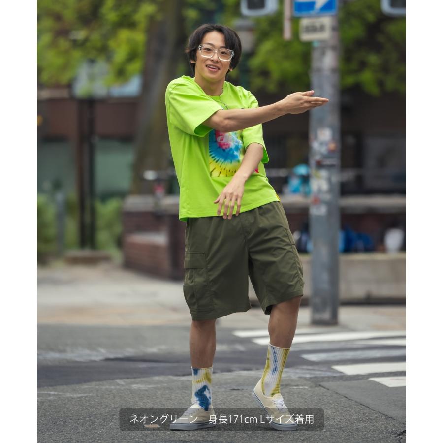 Tシャツ 半袖 カットソー メンズ レディース ddp ディーディーピー フロントプリント タイダイ染 ボックスシルエット スケーター ストリート メンズライク | improves | 10