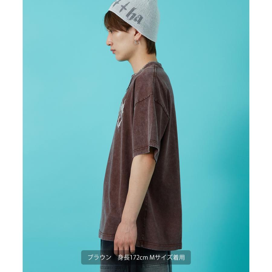 Tシャツ メンズ ウォシュド加工 ピグメント加工 パーカー スウェット アメカジ カジュアル スケーター ストリート 古着MIX 韓国 | improves | 10