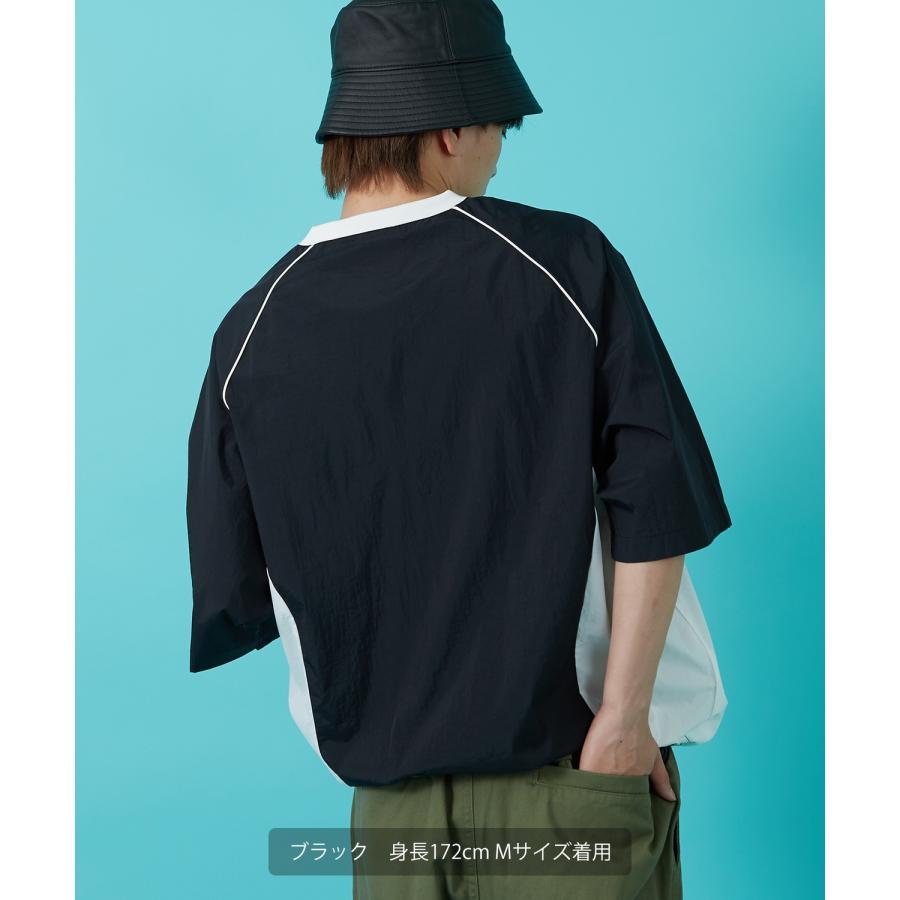 Tシャツ メンズ サッカー ゲームシャツ ナイロン ピステ Vネック カジュアル アメカジ ストリート スケーター ストリート古着MIX 韓国 | improves | 12