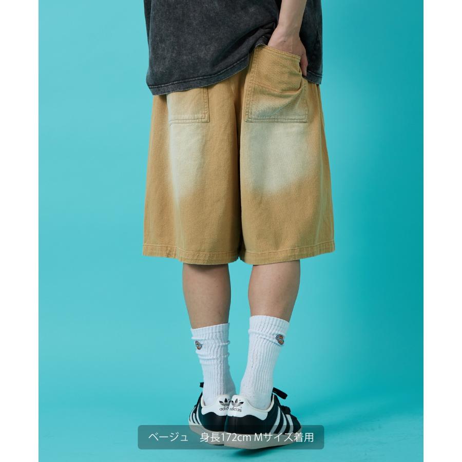 デニムパンツ メンズ ウォシュド加工 ピグメント加工 Tシャツ ダブルニー スウェット アメカジ カジュアル スケーター ストリート 古着MIX 韓国 | improves | 17