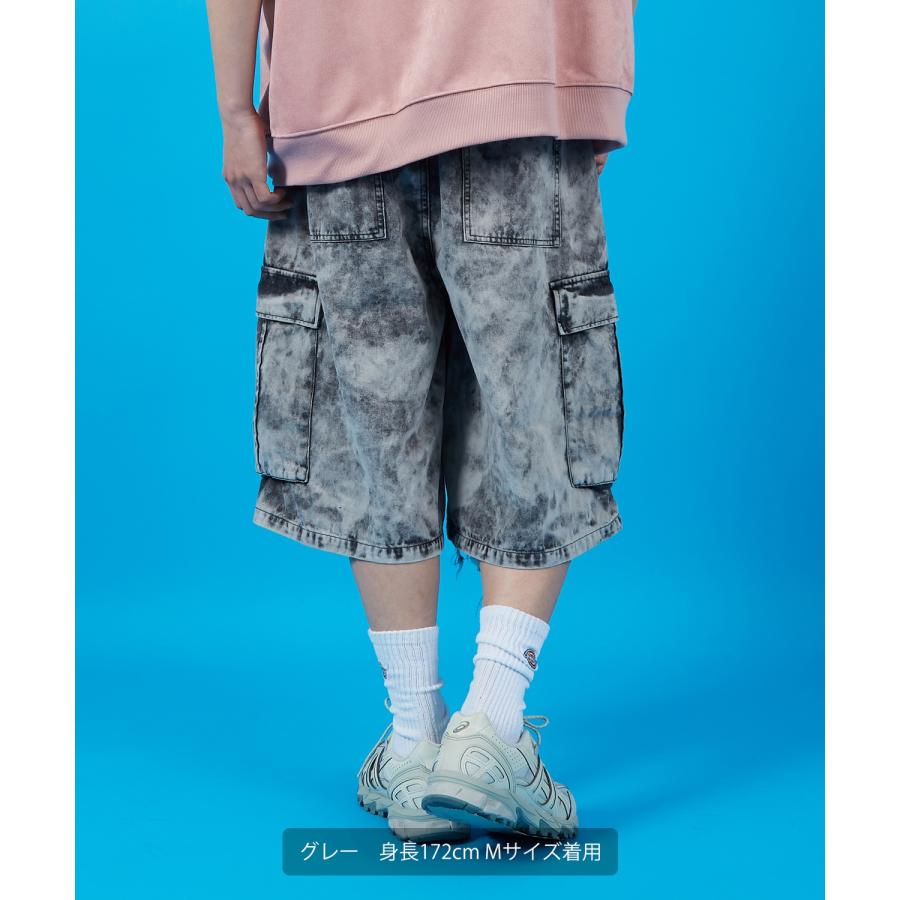 カーゴパンツ メンズ レディース バギー ショーツ デニム Tシャツ アメカジ カジュアル スケーター ストリート 古着MIX 韓国 | improves | 05
