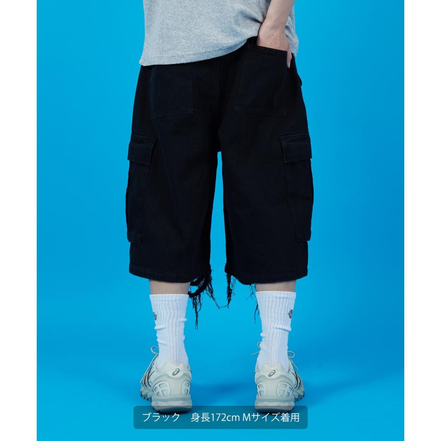カーゴパンツ メンズ レディース バギー ショーツ デニム Tシャツ アメカジ カジュアル スケーター ストリート 古着MIX 韓国 | improves | 10