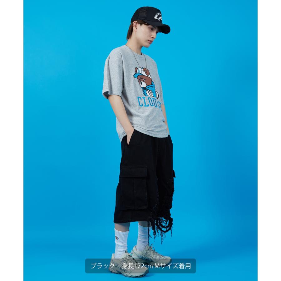 カーゴパンツ メンズ レディース バギー ショーツ デニム Tシャツ アメカジ カジュアル スケーター ストリート 古着MIX 韓国 | improves | 11