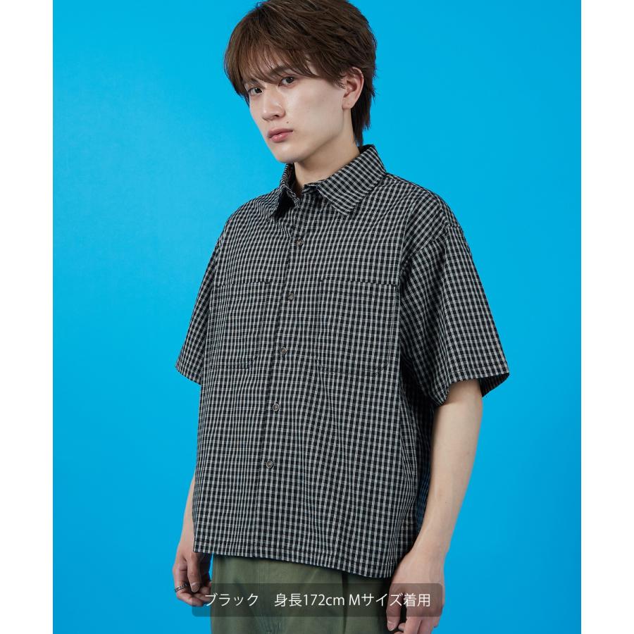 半袖シャツ メンズ レディース チェックシャツ 新生活 公園 オーバーサイズ 大きめ アメカジ カジュアル スケーター ストリート 古着MIX 韓国 | improves | 16