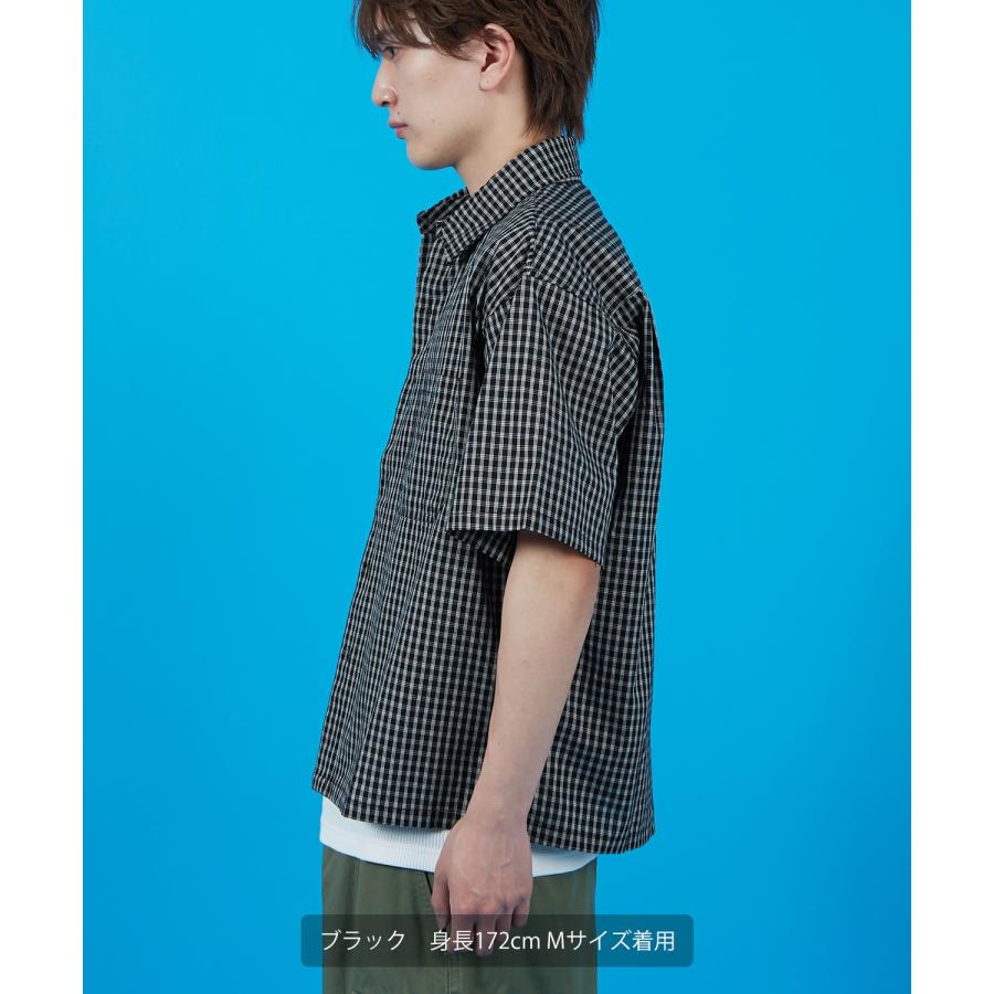 半袖シャツ メンズ レディース チェックシャツ 新生活 公園 オーバーサイズ 大きめ アメカジ カジュアル スケーター ストリート 古着MIX 韓国 | improves | 17
