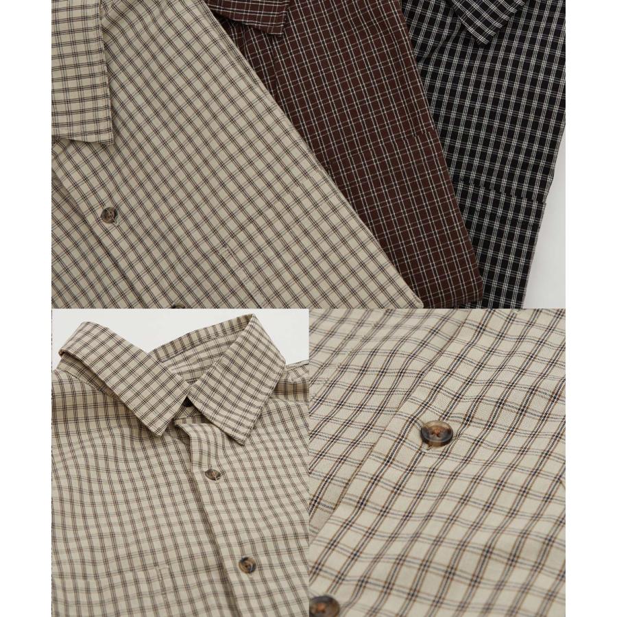 半袖シャツ メンズ レディース チェックシャツ 新生活 公園 オーバーサイズ 大きめ アメカジ カジュアル スケーター ストリート 古着MIX 韓国 | improves | 21