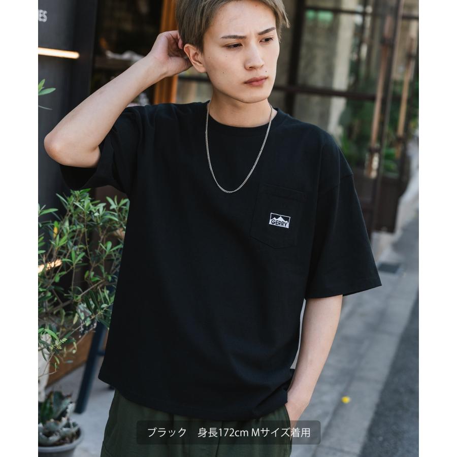 半袖Tシャツ メンズ GERRY ジェリー 別注 マウントロゴ ワンポイント 刺しゅう 半袖T カットソー ポケT アウトドア ストリート アメカジ 古着MIX | GERRY | 03